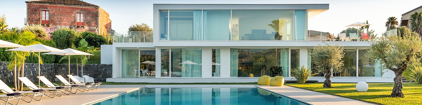 Villen mit modernem Design in Sizilien